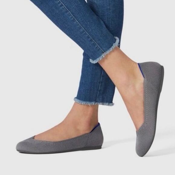 ROTHY'S Shoes - Rothy's The Flat ballet flats in charcoal gray Round toe Women’s Size 7W